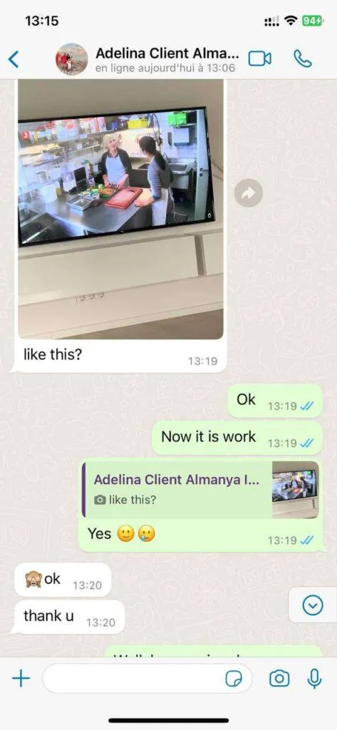 WhatsApp fast technical support interaction 4